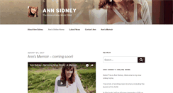 Desktop Screenshot of annsidney.com