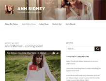 Tablet Screenshot of annsidney.com